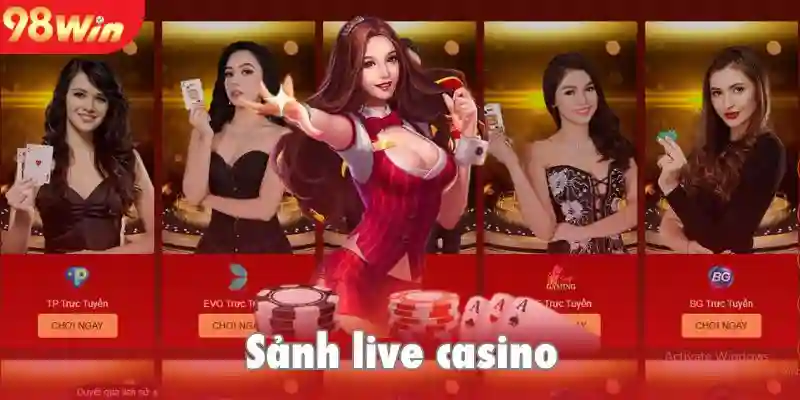 Live Casino với dàn dealer xinh đẹp